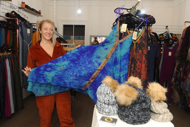 Cacey Barks, the co-owner of Tweedy Clothing. Picture: Sarah Standing (081020-5036)