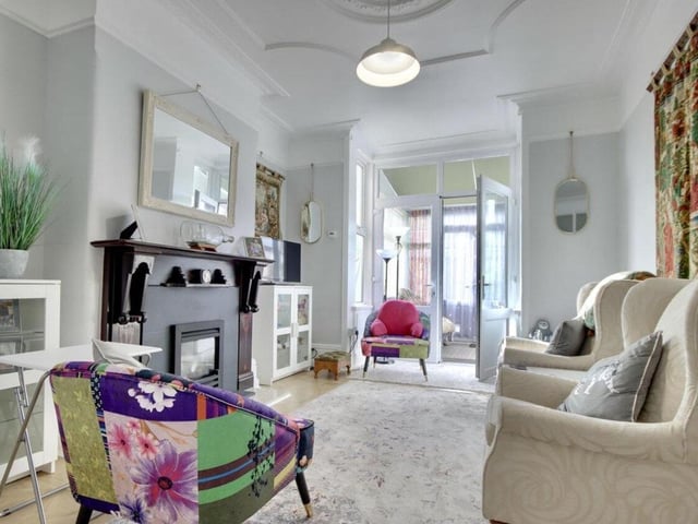 The listing says: "We are pleased to bring to the market this double bay & forecourt, mid terraced home situated along the sought after location of St Chads Avenue, Portsmouth."