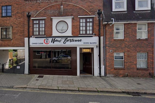 New Fortune Chinese Restaurant has a Google rating of 4.3 with 128 reviews.