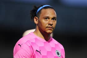 Boreham Wood's former Gosport and Hawks goalkeeper Nathan Ashmore Picture: Alex Burstow/Getty Images