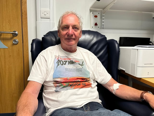 Trial participant Ian Robinson