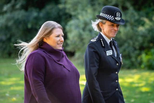 PCC Donna Jones and Chief Constable Olivia Pinkney