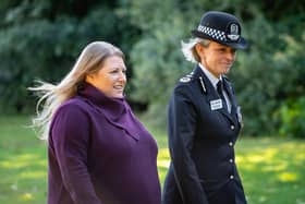 PCC Donna Jones and Chief Constable Olivia Pinkney