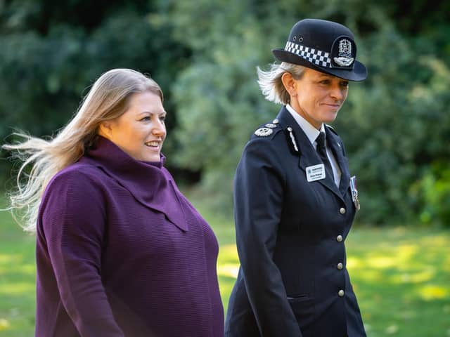 PCC Donna Jones and Chief Constable Olivia Pinkney