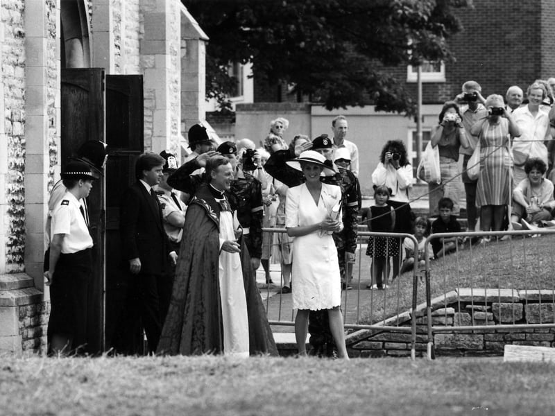 Princess Diana taken August 1991. The News