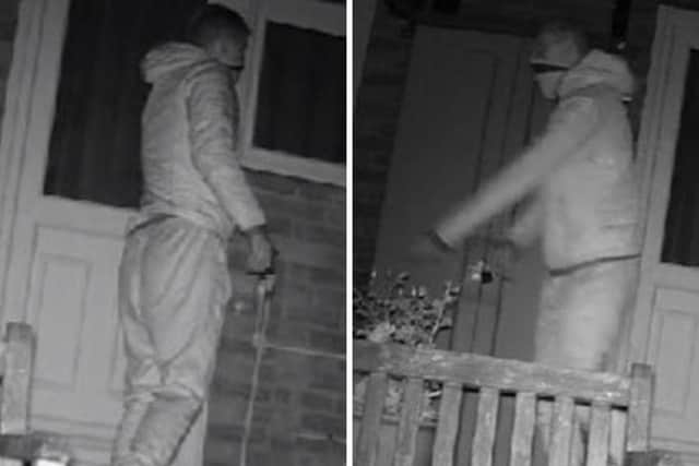 Police are hunting this man who tried to break into a house in Margarita Road, Fareham, on the morning of June 7. Picture: Fareham Police.