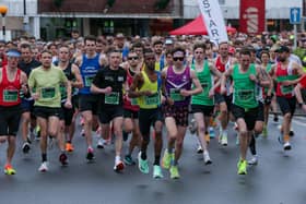 And they're off! Picture: Chris  Moorhouse (120125-15)