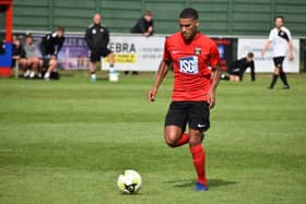 Casey Bartlett-Scott scored for Fareham in their Wessex League loss at Brockenhurst