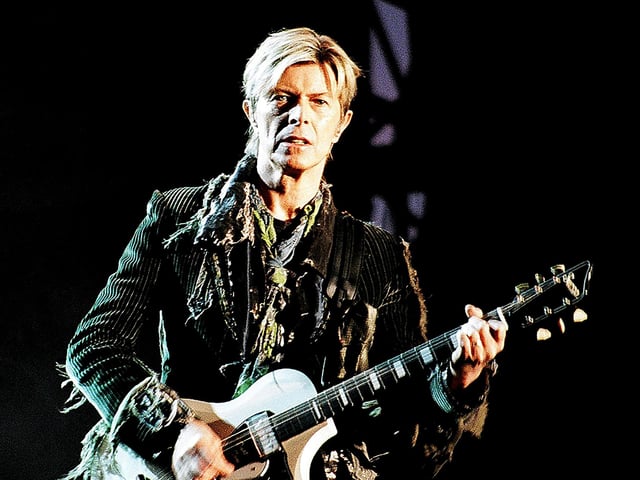 David Bowie at the Isle of Wight Festival on June 13, 2004