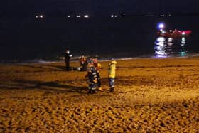 A woman was rescued after entering the water at Southsea Beach. Pic: Stu Vaizey