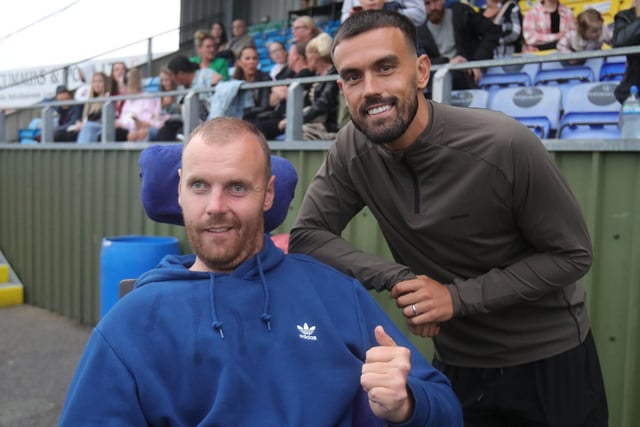 Jack Farrugia was happy to see Pompey player Marlon Pack.