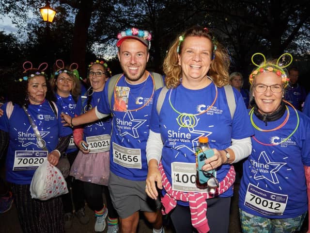 People across Portsmouth can grab their glowsticks for the Shine Night Walk for Cancer Research UK