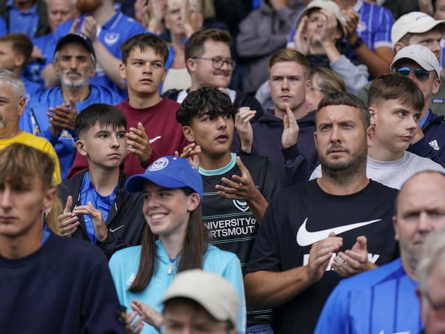 Pompey's next home game is against West Brom on September 15.