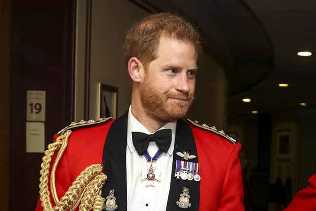 The Duke of Sussex at the Royal Albert Hall in London, 2019. LPhot Barry Swainsbury