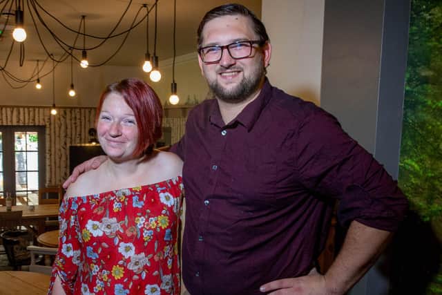 Oliver and Sara Pollard-Dambach have taken over the Roebuck pub in Wickham. Pictured: Oliver and Sara Pollard-Dambach. Picture: Habibur Rahman