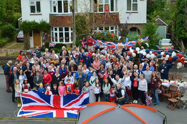 Platinum Jubilee Street Party held in Woodbury Avenue, Petersfield
Picture: Courtesy of Alison Porteous