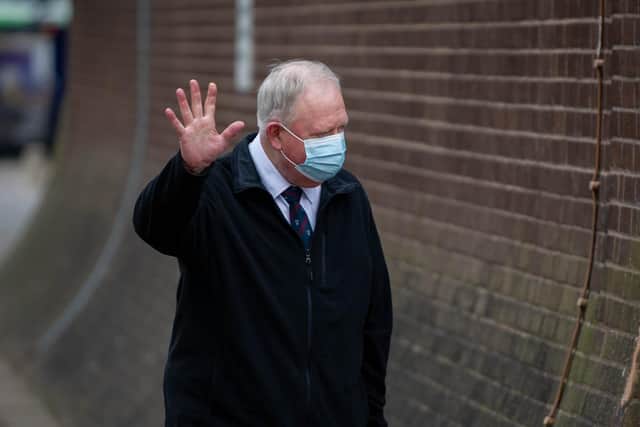 Former choirmaster Mark Burgess outside Portsmouth Crown Court