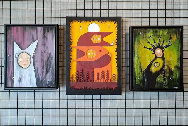 Portsmouth artist Midge, aka Lou Short, has an exhibition Out There Somewhere Still at The Corner Collective in Albert Road, Southsea, from November 4-12