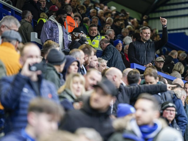 20,113 fans were packed into Fratton Park as Pompeym welcomed their biggest crowd into PO4 for more than 13 years