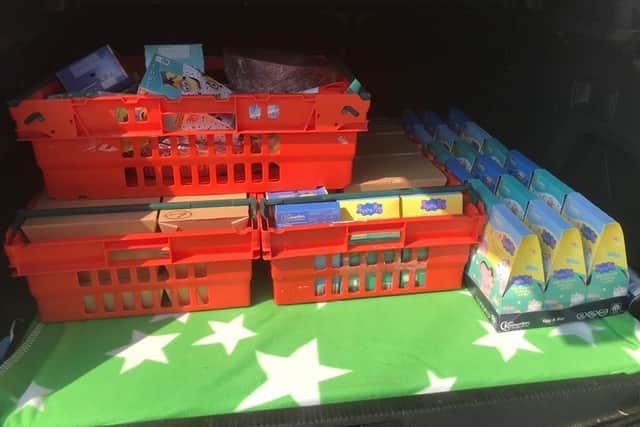 Tesco in North Harbour donated a total of 30 chocolate Easter eggs to the nurses. Picture: Natalie Jutla