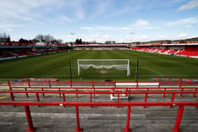 A pitch inspection is taking place at Accrington tomorrow. Picture: Clive Brunskill/Getty Images