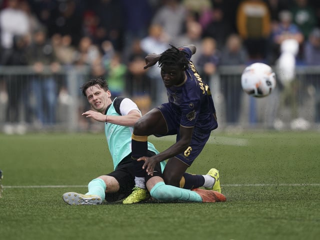 Hard-working showing from the midfielder. Bags of energy and won't shirk a physical challenge.