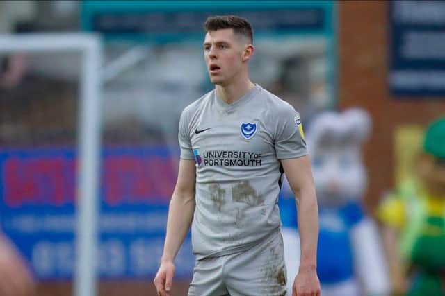 James Bolton is one of three Pompey players to have tested positive for coronavirus. Picture: Simon Davies/ProSportsImages