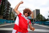England fan at Wembley. Nick Potts/PA Wire.
