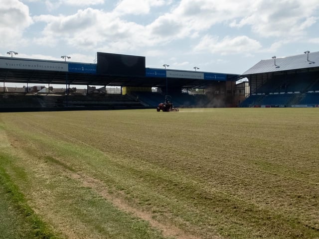 Work continues to progress in the Milton End, which will house up to 3,200 supporters when complete.