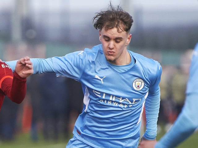 Adam could be the next on the conveyor belt of hot prospects from Manchester City after his jaw dropping performances in the U18 Premier League. In 22 appearances he registered 11 assists and scored eight goals.   Picture: Nick Taylor/Liverpool FC/Liverpool FC via Getty Images