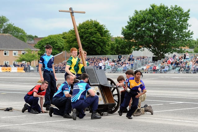 HMS Collingwood hosted the annual Junior Leaders’ Field Gun Competition on Friday, July 12, 2024.
Picture: Sarah Standing (120724-1889)