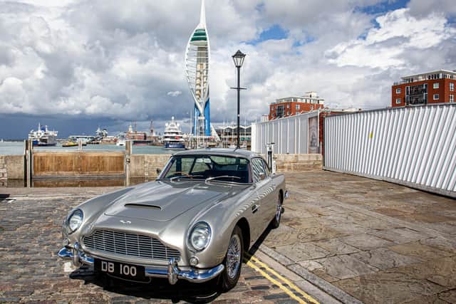 Richard Bray's newly-refurbished Aston Martin DB5, which was restored in 'identical' style to A model once owned by Sir Paul McCartney. Picture: Habibur Rahman