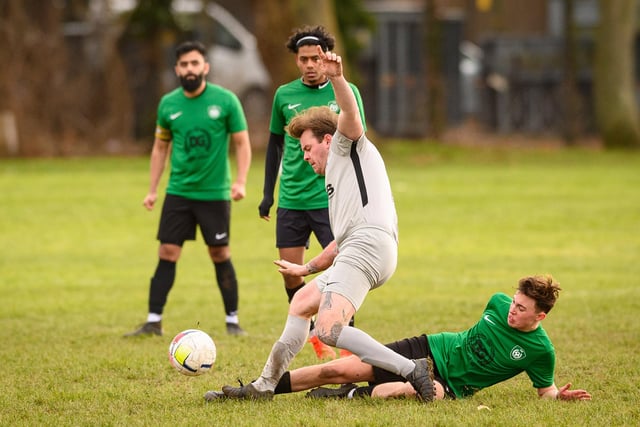 Mother Shipton (grey) v FFTP. Picture by Keith Woodland