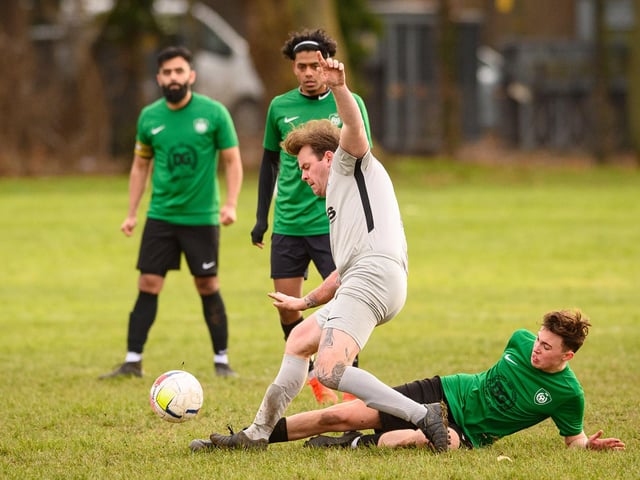 Mother Shipton (grey) v FFTP. Picture by Keith Woodland