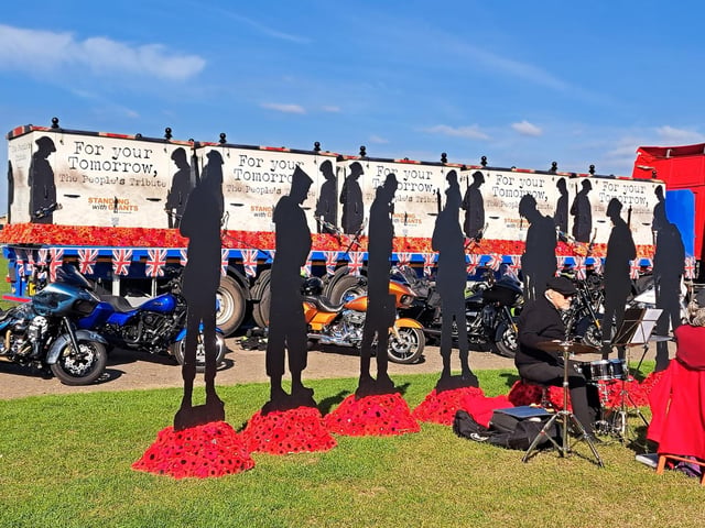 The Standing With Giants silhouettes commemorating those who served during the D-Day landings returned to Portsmouth on September 14 after being displayed in Normandy, France, for the 80th anniversary of the event.