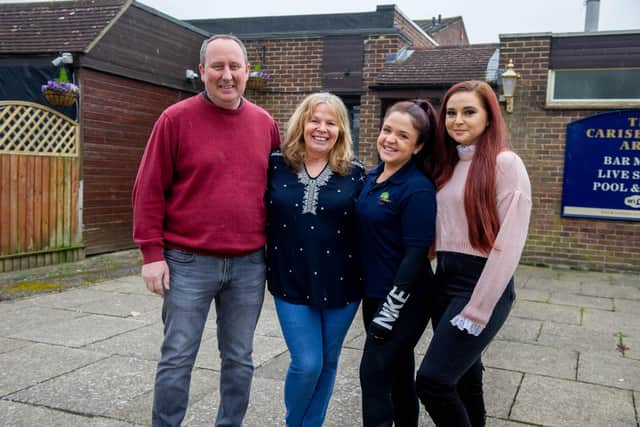 Darren and Tina Tester with their daughters, Elise Bellis and Amy Thornhill

Picture: Habibur Rahman