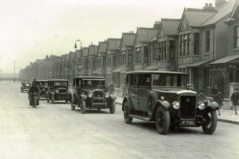 The official opening of Baffins Road on March 16, 1929.
