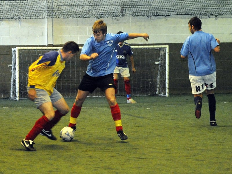Anfield Division one action between Eaton and Dolphin.