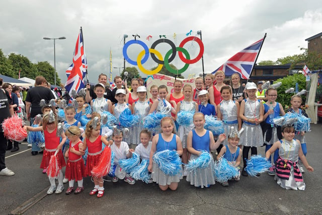 Action from the  Bridgemary Carnival 14th July 2012. The Dorothy Temple School of Dance. Picture: Steve Reid 122392-497