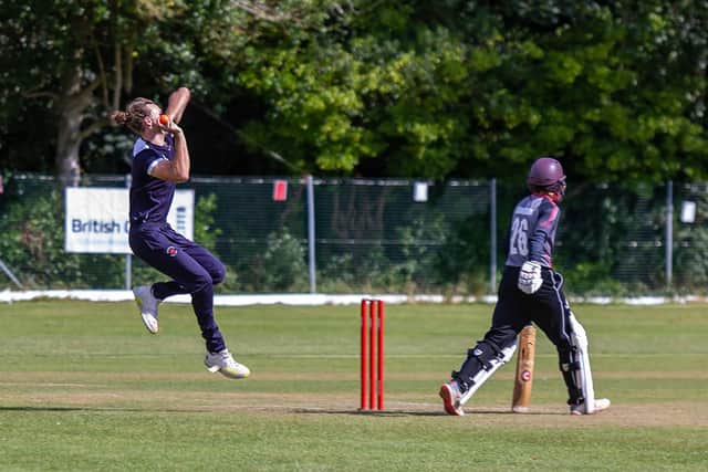 Waterlooville's Sonny Reynolds during his 4-10 burst against Portsmouth & Southsea. Picture: Mike Cooter