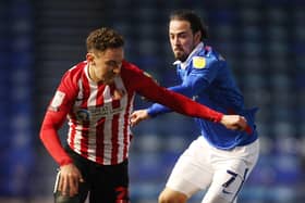 Ryan Williams in action during the defeat to Sunderland. Picture: Joe Pepler