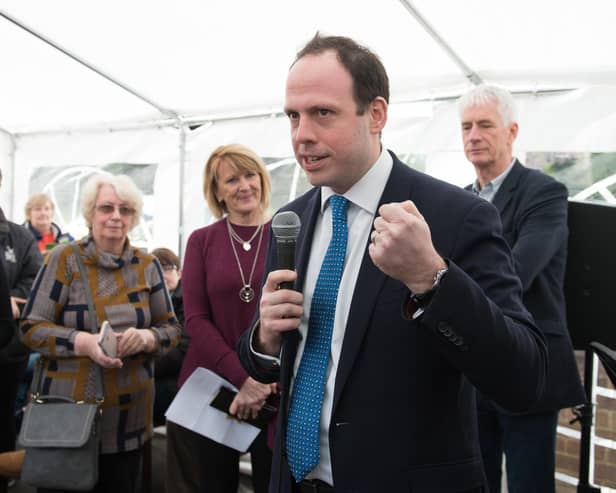 MP Greg Smith voted against the Labour motion to extend free school meals during holiday periods, but asked a tea room in Buckinghamshire if he could come and help distribute their free lunches to the needy. Pic: JPI Media.