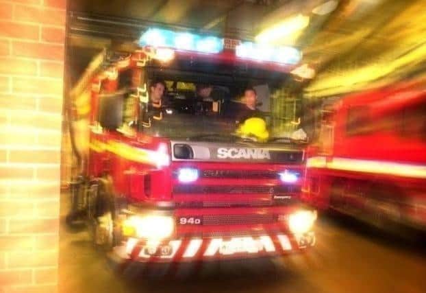Firefighters attended