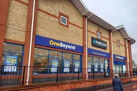 Signage has appeared at the new One Beyond store in Dukes Walk in Waterlooville ahead of its imminent opening.