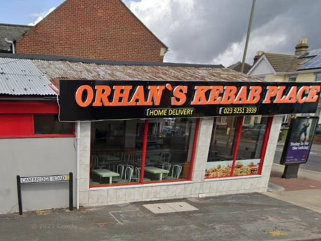 Orhan's Place at 29 Brockhurst Road, Gosport was rated 5 on April 16.