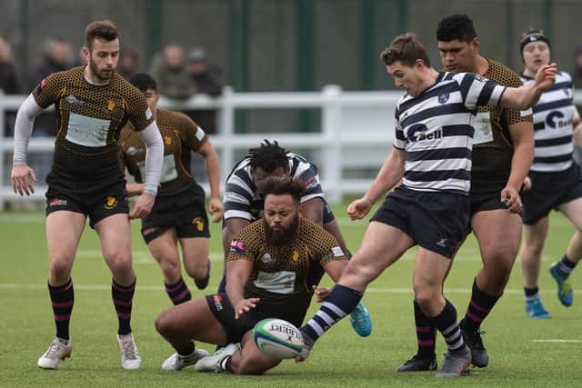 Action from Havant's win against Camberley. Pic: Keith Woodland