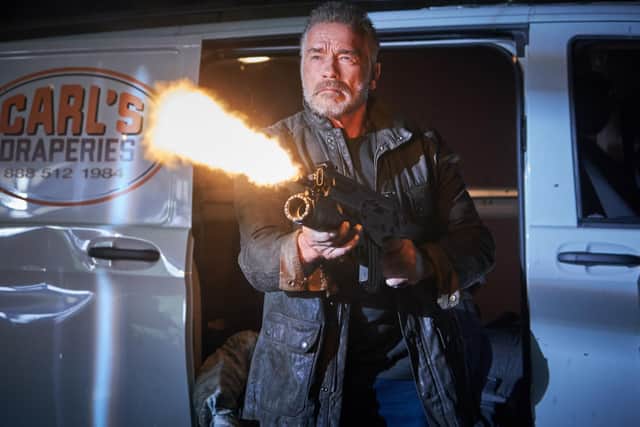 Arnold Schwarzenegger stars in Skydance Productions and Paramount Pictures' "TERMINATOR: DARK FATE."
