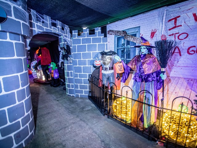 The spooky walk is an annual attraction as well as the centre's Christmas walk.   Picture: Habibur Rahman