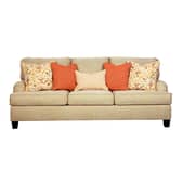 A three-seater chaise sofa bed