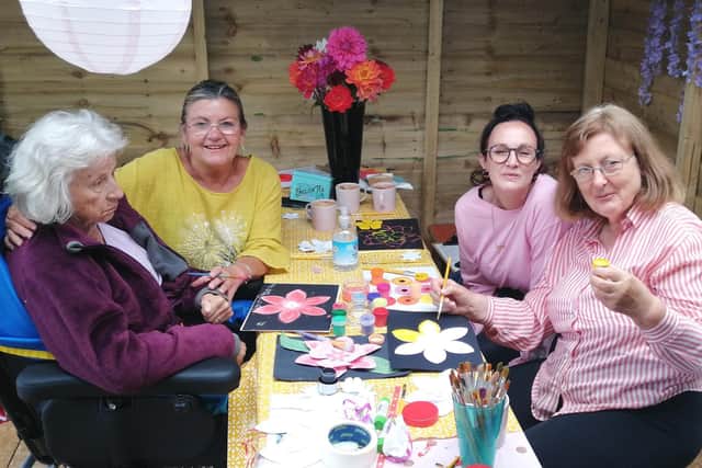 Group members Herta, Joyce, Abbie and Nicki